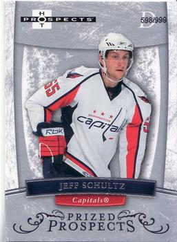 #175 Jeff Schultz - Washington Capitals - 2007-08 Fleer Hot Prospects Hockey