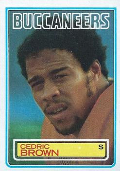 #175 Cedric Brown - Tampa Bay Buccaneers - 1983 Topps Football