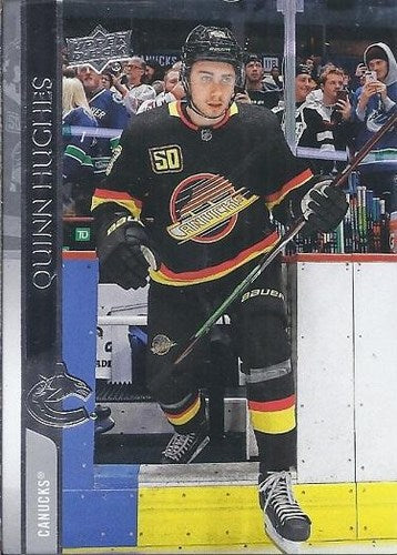 #175 Quinn Hughes - Vancouver Canucks - 2020-21 Upper Deck Hockey