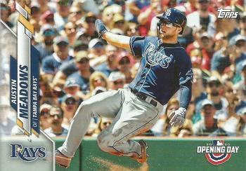 #175 Austin Meadows - Tampa Bay Rays - 2020 Topps Opening Day Baseball