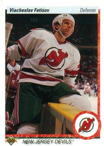 #176 Viacheslav Fetisov - New Jersey Devils - 1990-91 Upper Deck Hockey