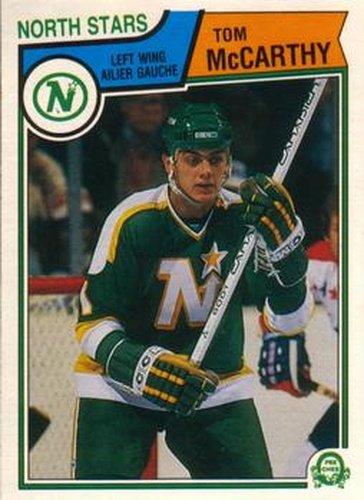 #176 Tom McCarthy - Minnesota North Stars - 1983-84 O-Pee-Chee Hockey