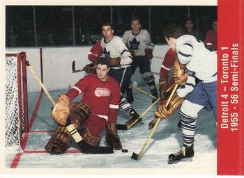 #176 Stanley Cup Semi-Final - Detroit Red Wings / Toronto Maple Leafs - 1994 Parkhurst Missing Link 1956-57 Hockey