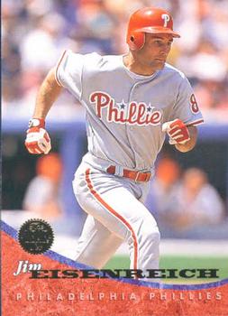 #176 Jim Eisenreich - Philadelphia Phillies - 1994 Leaf Baseball