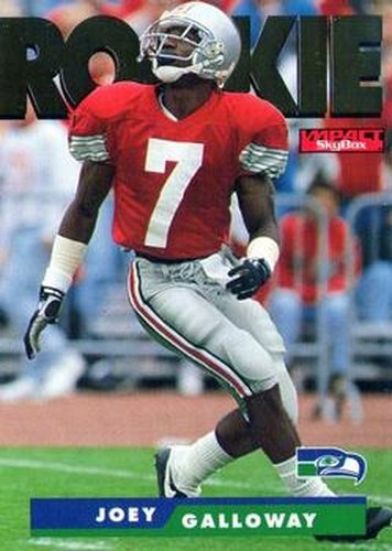 #176 Joey Galloway - Seattle Seahawks - 1995 SkyBox Impact Football