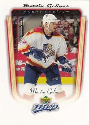 #176 Martin Gelinas - Florida Panthers - 2005-06 Upper Deck MVP Hockey