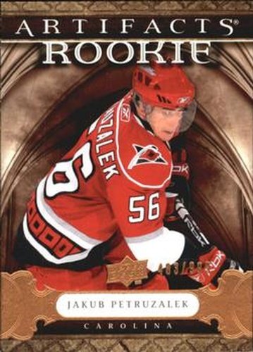 #176 Jakub Petruzalek - Carolina Hurricanes - 2009-10 Upper Deck Artifacts Hockey