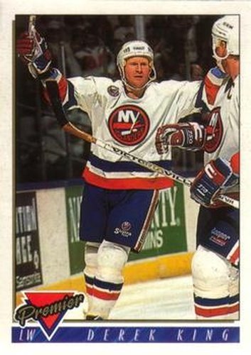 #176 Derek King - New York Islanders - 1993-94 O-Pee-Chee Premier Hockey