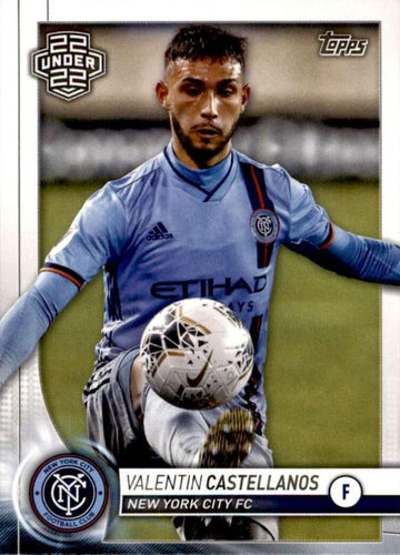 #176 Valentin Castellanos - New York City FC - 2020 Topps MLS Soccer
