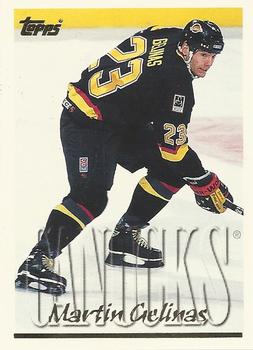 #176 Martin Gelinas - Vancouver Canucks - 1995-96 Topps Hockey