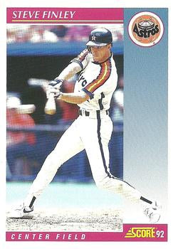#176 Steve Finley - Houston Astros - 1992 Score Baseball