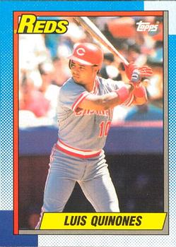 #176 Luis Quinones - Cincinnati Reds - 1990 O-Pee-Chee Baseball