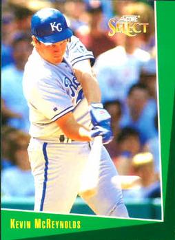 #176 Kevin McReynolds - Kansas City Royals - 1993 Select Baseball