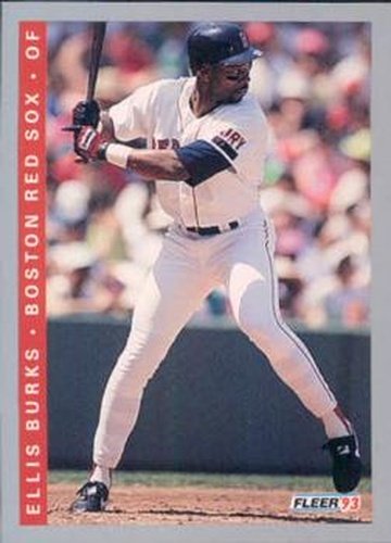 #176 Ellis Burks - Boston Red Sox - 1993 Fleer Baseball