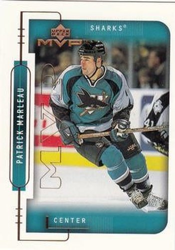 #176 Patrick Marleau - San Jose Sharks - 1999-00 Upper Deck MVP Hockey