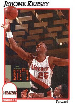 #176 Jerome Kersey - Portland Trail Blazers - 1991-92 Hoops Basketball