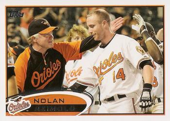 #176 Nolan Reimold - Baltimore Orioles - 2012 Topps Baseball