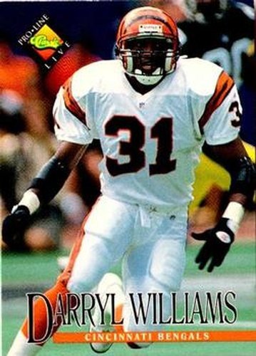 #176 Darryl Williams - Cincinnati Bengals - 1994 Pro Line Live Football