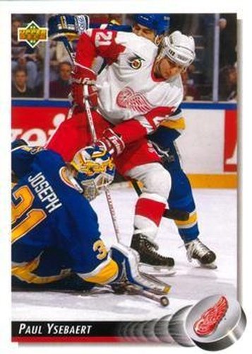 #176 Paul Ysebaert - Detroit Red Wings - 1992-93 Upper Deck Hockey