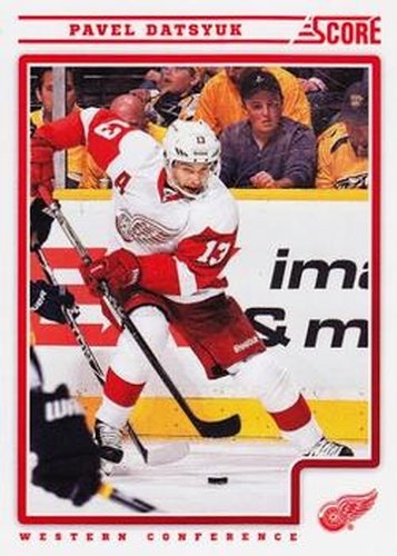 #176 Pavel Datsyuk - Detroit Red Wings - 2012-13 Score Hockey