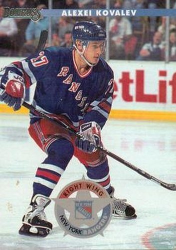 #176 Alexei Kovalev - New York Rangers - 1996-97 Donruss Hockey