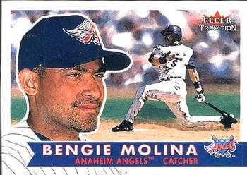 #176 Bengie Molina - Anaheim Angels - 2001 Fleer Tradition Baseball