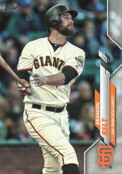 #176 Brandon Belt - San Francisco Giants - 2020 Topps Baseball