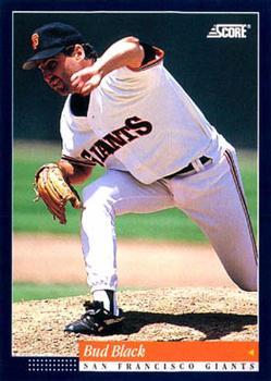 #176 Bud Black - San Francisco Giants -1994 Score Baseball