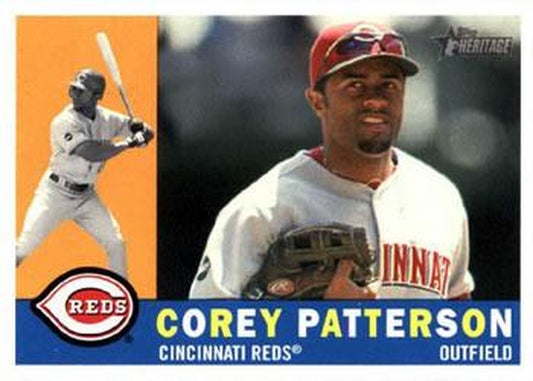 #176 Corey Patterson - Cincinnati Reds - 2009 Topps Heritage Baseball