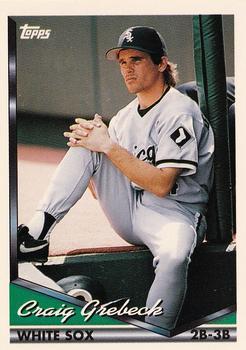 #176 Craig Grebeck - Chicago White Sox - 1994 Topps Baseball