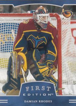 #176 Damian Rhodes - Atlanta Thrashers - 2002-03 Be a Player First Edition Hockey