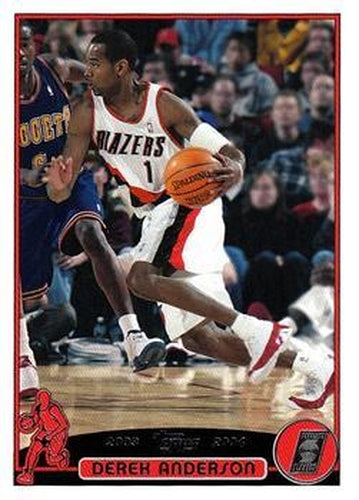 #176 Derek Anderson - Portland Trail Blazers - 2003-04 Topps Basketball