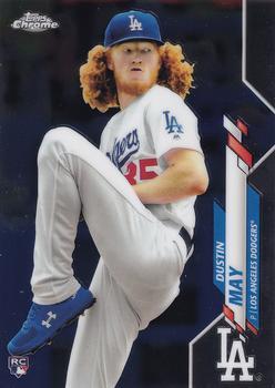 #176 Dustin May - Los Angeles Dodgers - 2020 Topps Chrome Baseball