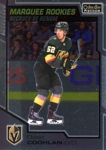 #176 Dylan Coghlan - Vegas Golden Knights - 2020-21 O-Pee-Chee Platinum Hockey