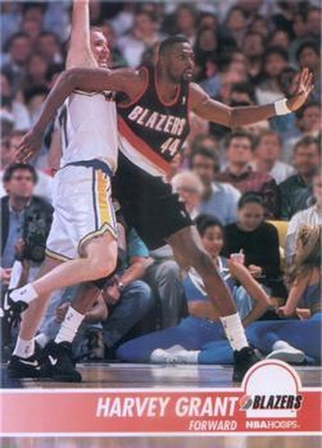 #176 Harvey Grant - Portland Trail Blazers - 1994-95 Hoops Basketball