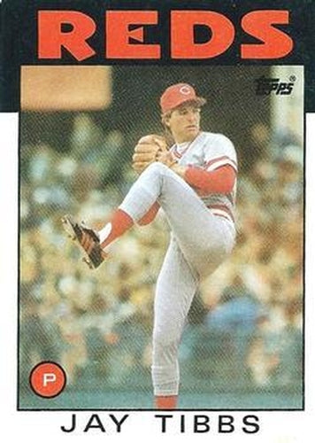 #176 Jay Tibbs - Cincinnati Reds - 1986 Topps Baseball