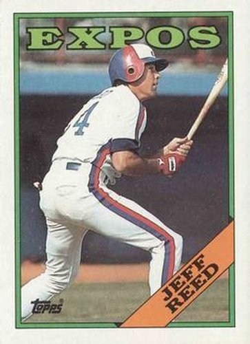 #176 Jeff Reed - Montreal Expos - 1988 Topps Baseball