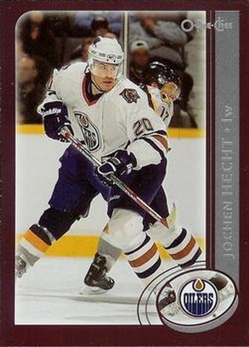 #176 Jochen Hecht - Edmonton Oilers - 2002-03 O-Pee-Chee Hockey