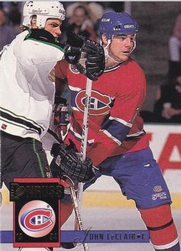 #176 John LeClair - Montreal Canadiens - 1993-94 Donruss Hockey