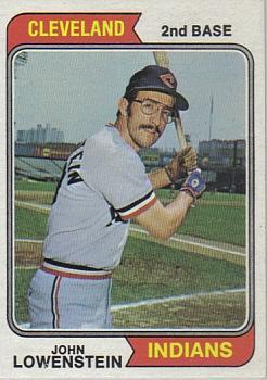 #176 John Lowenstein - Cleveland Indians - 1974 Topps Baseball