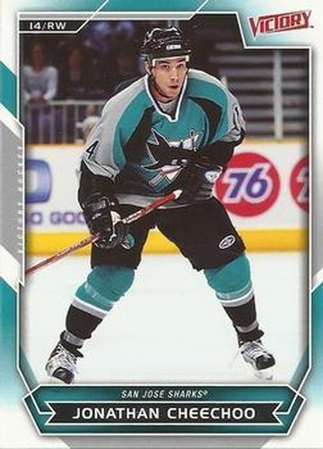 #176 Jonathan Cheechoo - San Jose Sharks - 2007-08 Upper Deck Victory Hockey