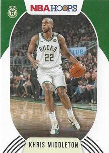 #176 Khris Middleton - Milwaukee Bucks - 2020-21 Hoops Basketball