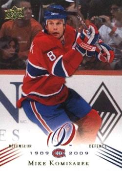 #176 Mike Komisarek - Montreal Canadiens - 2008-09 Upper Deck Montreal Canadiens Centennial Hockey