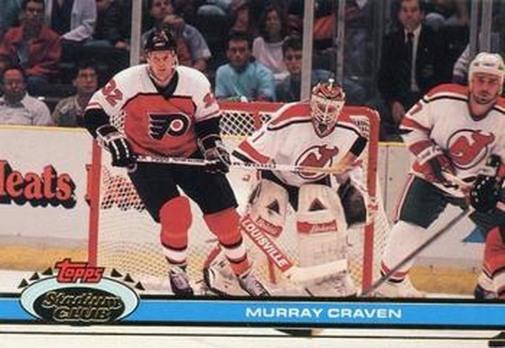 #176 Murray Craven - Philadelphia Flyers - 1991-92 Stadium Club Hockey