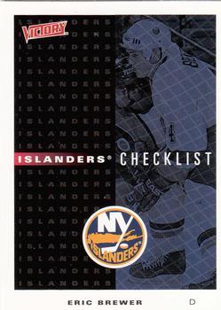 #176 Islanders Checklist - New York Islanders - 1999-00 Upper Deck Victory Hockey