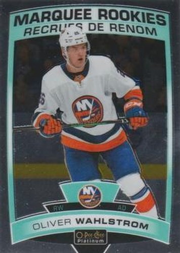 #176 Oliver Wahlstrom - New York Islanders - 2019-20 O-Pee-Chee Platinum Hockey