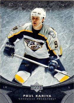 #176 Paul Kariya - Nashville Predators - 2006-07 Upper Deck Ovation Hockey