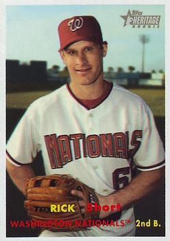 #176 Rick Short - Washington Nationals - 2006 Topps Heritage Baseball