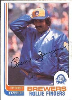 #176 Rollie Fingers - Milwaukee Brewers - 1982 O-Pee-Chee Baseball