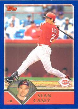 #176 Sean Casey - Cincinnati Reds - 2003 Topps Baseball